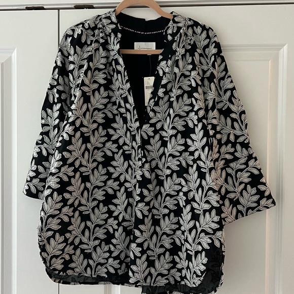 By Anthropologie Popover Blouse - Picture 2 of 14